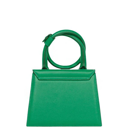 Jacquemus Le Chiquito Noeud Coiled Handbag Green