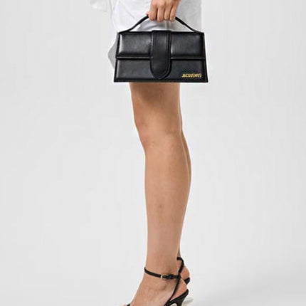 Jacquemus Le Grand Bambino Crossbody Strap Handbag Black