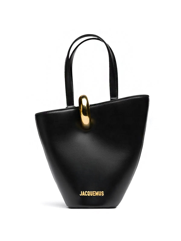 Jacquemus Le Petit Bambola leather tote bag