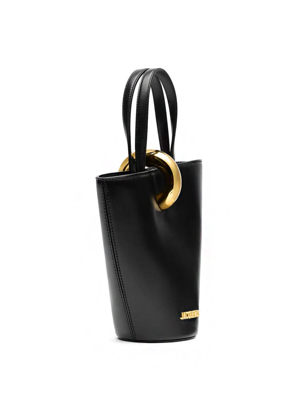 Jacquemus Le Petit Bambola leather tote bag