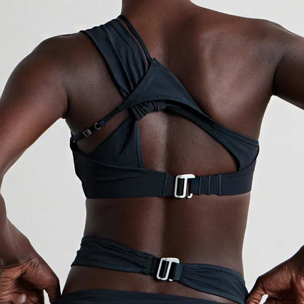 Jacquemus x Nike La Brassière Drapée Sports Bra Dark Obsidian