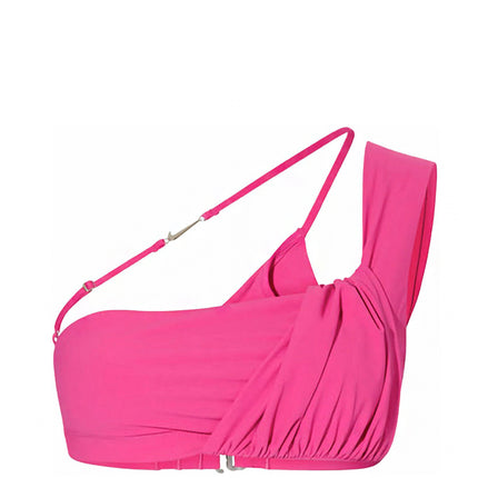 Jacquemus x Nike La Brassière Drapée Sports Bra Dark Pink