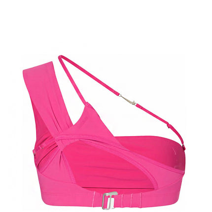 Jacquemus x Nike La Brassière Drapée Sports Bra Dark Pink