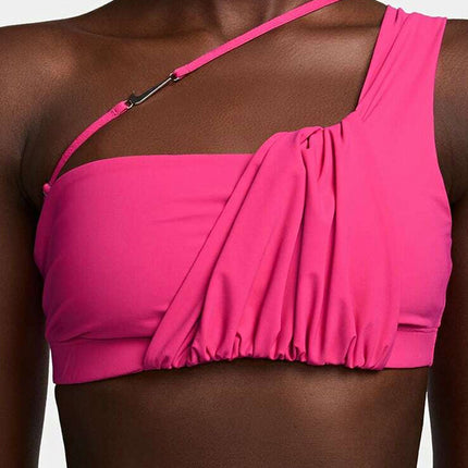 Jacquemus x Nike La Brassière Drapée Sports Bra Dark Pink