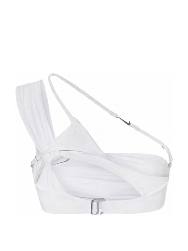 Jacquemus x Nike La Brassière Drapée Sports Bra White