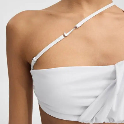 Jacquemus x Nike La Brassière Drapée Sports Bra White