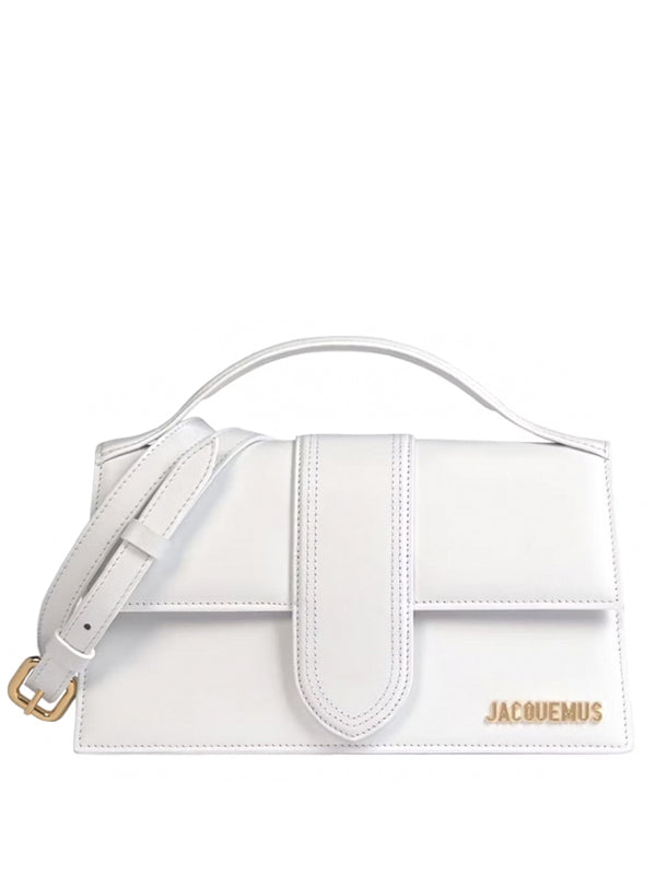 Jacquemus Le Grand Bambino Crossbody Strap Handbag White
