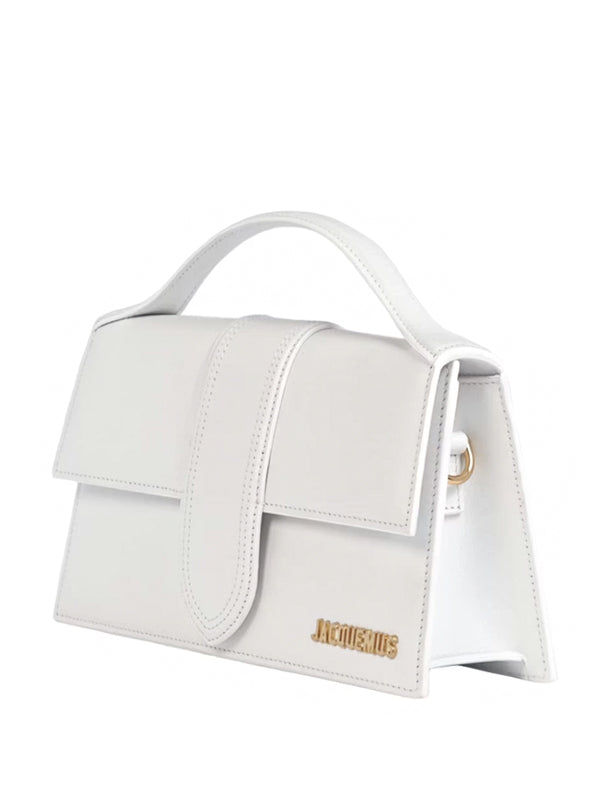 Jacquemus Le Grand Bambino Crossbody Strap Handbag White
