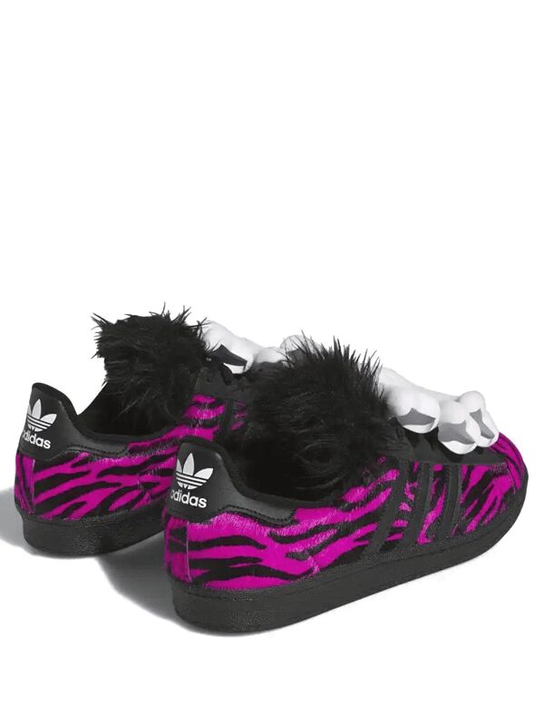Jeremy Scott x adidas Campus 80s Bones Pink