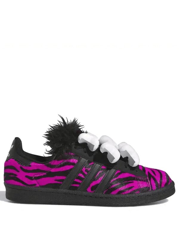 Jeremy Scott x adidas Campus 80s Bones Pink