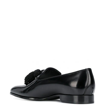 Jimmy Choo Mocassim Foxley de couro com tassel