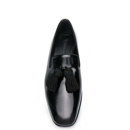 Jimmy Choo Mocassim Foxley de couro com tassel