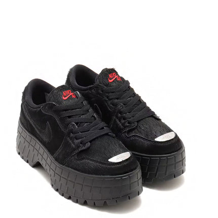 Jordan 1 Low Brooklyn Black Gym Red