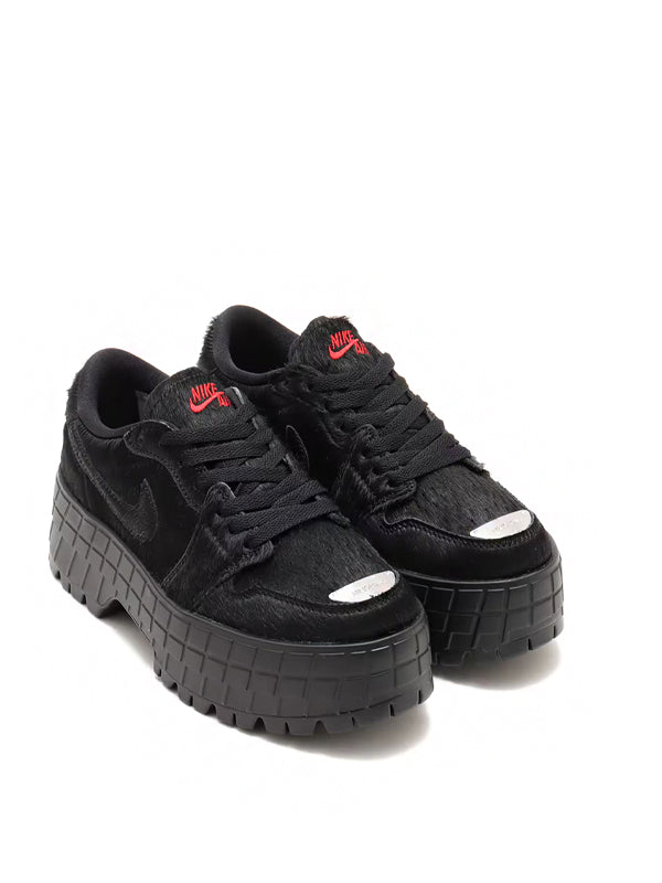 Jordan 1 Low Brooklyn Black Gym Red