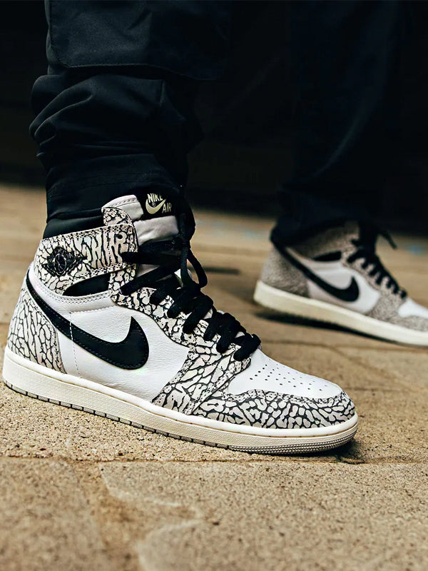 Jordan 1 Retro High OG White Cement