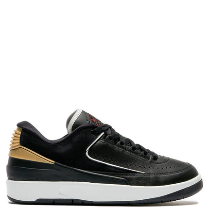 Jordan 2 Retro Low Black Metallic Gold