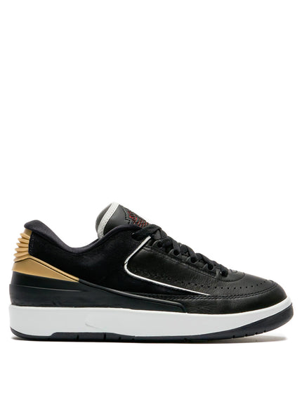 Jordan 2 Retro Low Black Metallic Gold