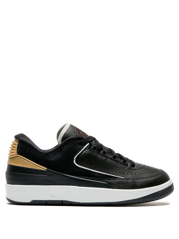 Jordan 2 Retro Low Black Metallic Gold