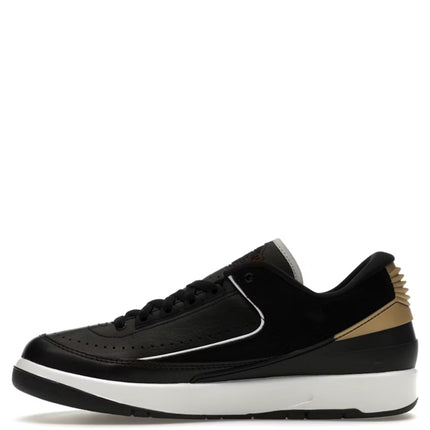 Jordan 2 Retro Low Black Metallic Gold