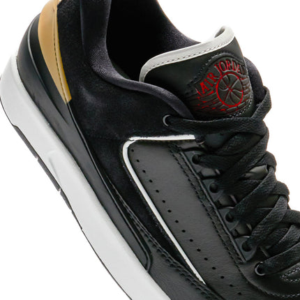 Jordan 2 Retro Low Black Metallic Gold