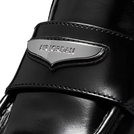 Jordan Mule Black Metallic Silver