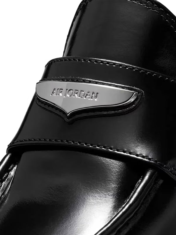 Jordan Mule Black Metallic Silver