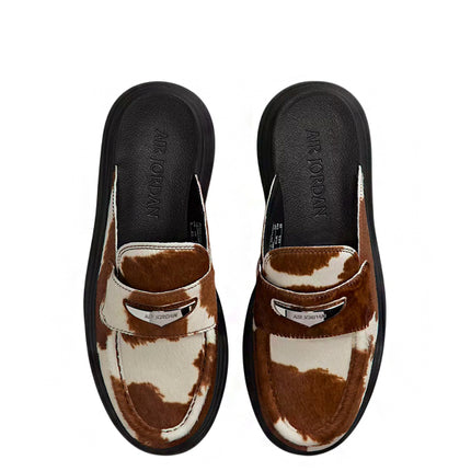 Jordan Mule Cow Print
