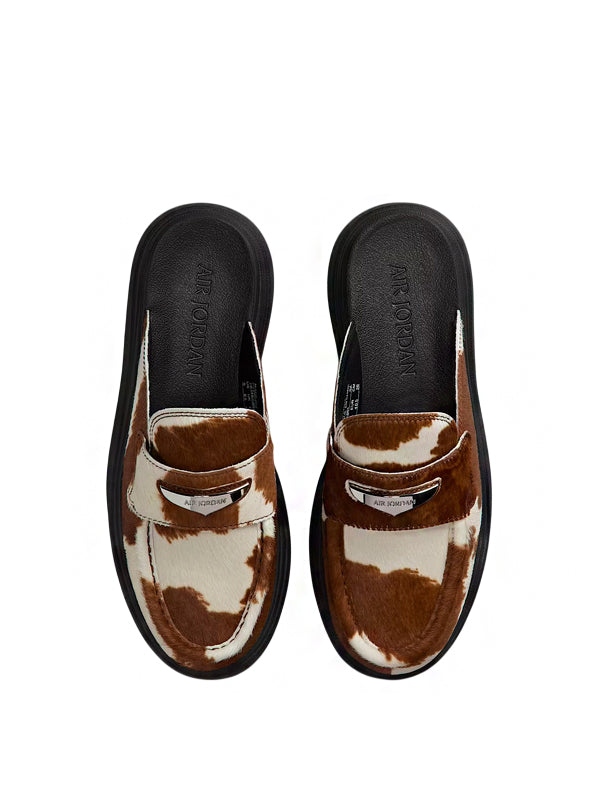 Jordan Mule Cow Print