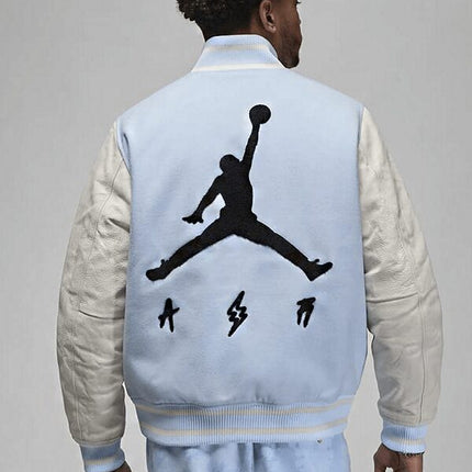 Jordan x J Balvin Varsity Jacket White/Blue