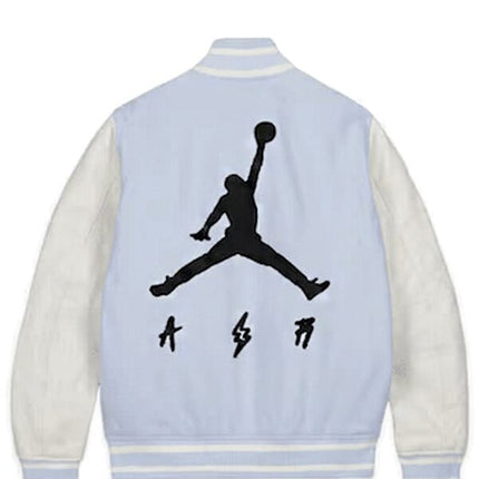 Jordan x J Balvin Varsity Jacket White/Blue