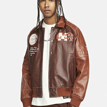 Air Jordan x Maison Chateau Rouge Jacket Brown
