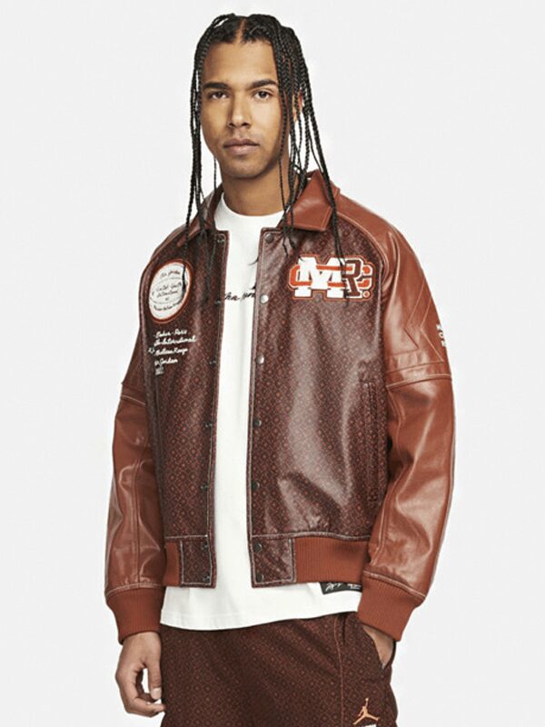 Air Jordan x Maison Chateau Rouge Jacket Brown