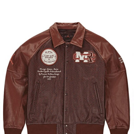 Air Jordan x Maison Chateau Rouge Jacket Brown