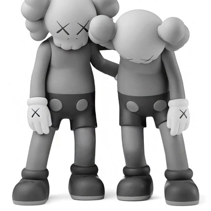 KAWS Along The Way Vinyl Figure Black Brown Grey Set