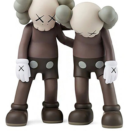 KAWS Along The Way Vinyl Figure Black Brown Grey Set