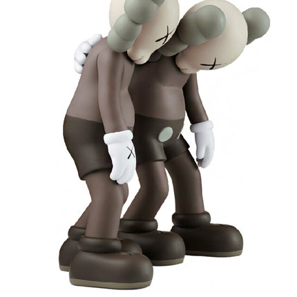 KAWS Along The Way Vinyl Figure Black Brown Grey Set