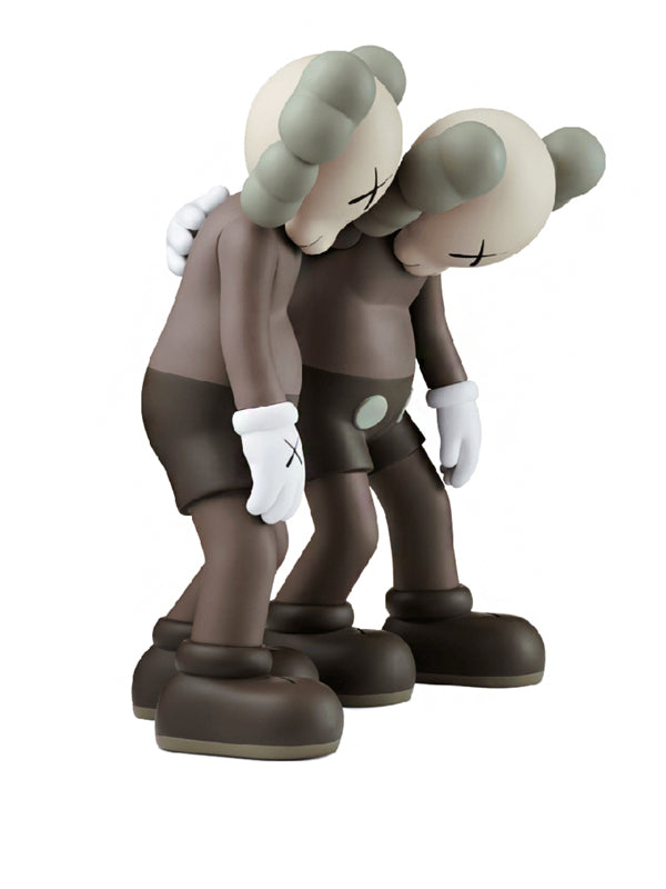 KAWS Along The Way Vinyl Figure Black Brown Grey Set