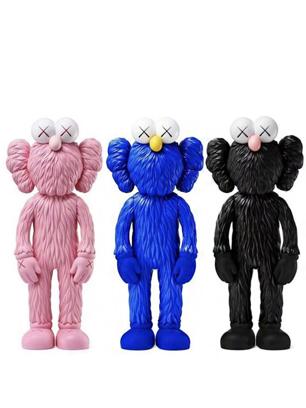 KAWS BFF Open Edition Vinyl Figure Pink/Blue/Black Set