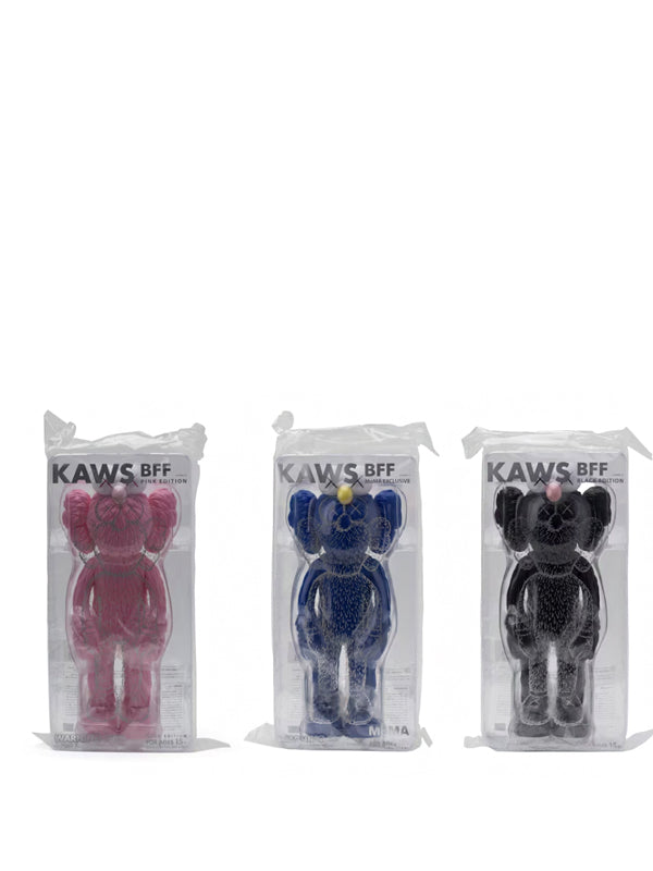 KAWS BFF Open Edition Vinyl Figure Pink/Blue/Black Set