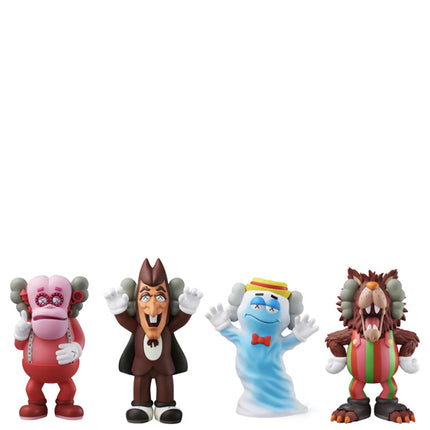 KAWS Cereal Monsters Franken Berry Count Chocula Boo Berry Frute Brute Figure Set