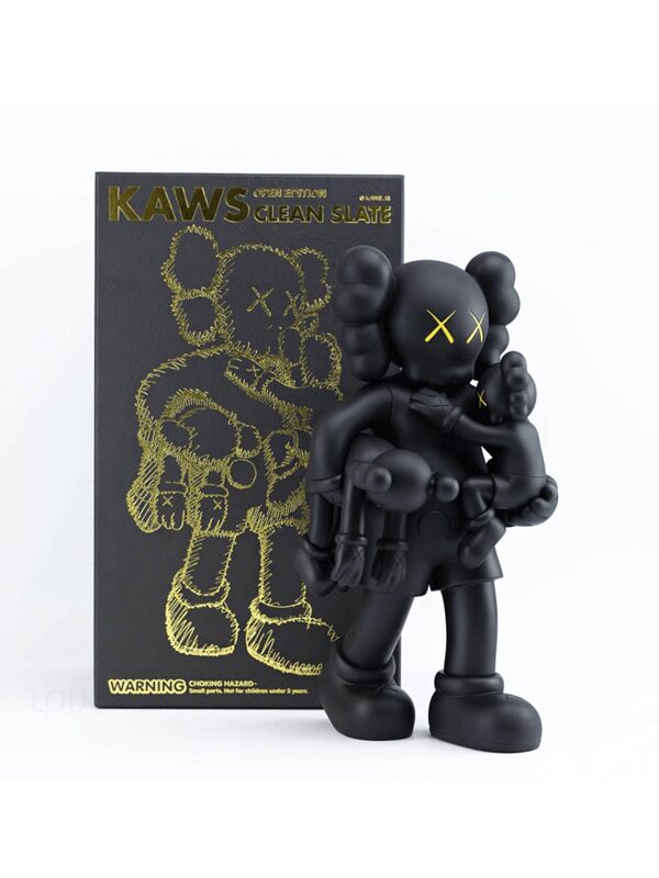 KAWS Clean Slate Vinyl Figure Black Set