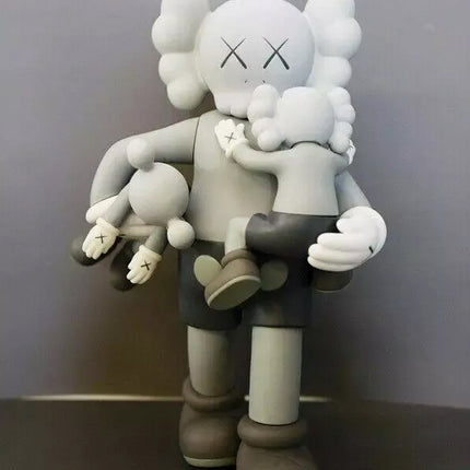 KAWS Clean Slate Vinyl Figure Grey/Black/Brown Set