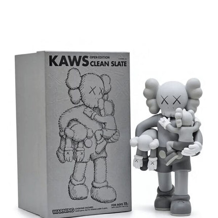 KAWS Clean Slate Vinyl Figure Grey Set
