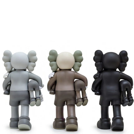 KAWS Clean Slate Vinyl Figure Grey/Black/Brown Set