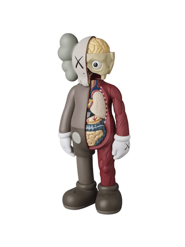 KAWS Companion Flayed & Companion Open Edition Vinyl Figure Brown Set