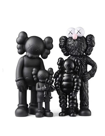 KAWS Family Vinyl Figures Set White/Black