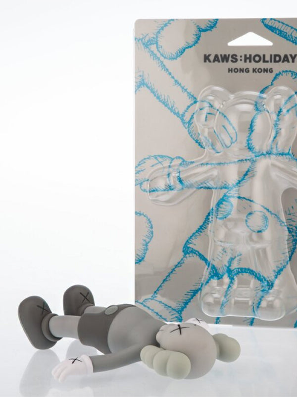 KAWS Holiday Hong Kong Bath Toy Grey