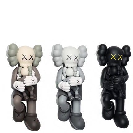 KAWS Holiday Singapore Figure Set Brown Grey Black