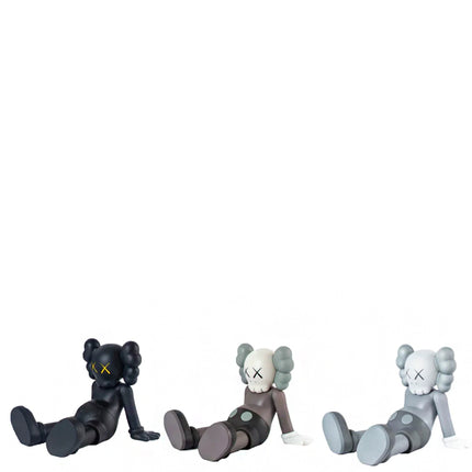 KAWS Holiday Taipei Vinyl Figure Black/Brown/Grey Set