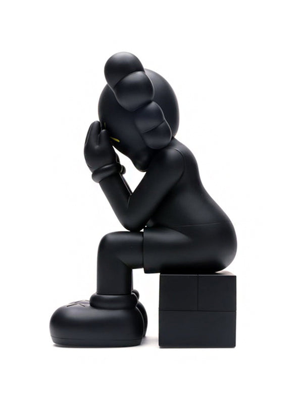 KAWS Passing Through Open Edition Vinyl Figure Black/Brown/Grey Set